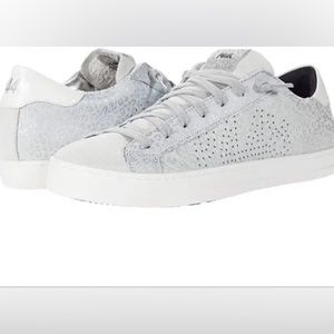 P448 John Silver Metallic Sneakers - Size 39 (8.5)
